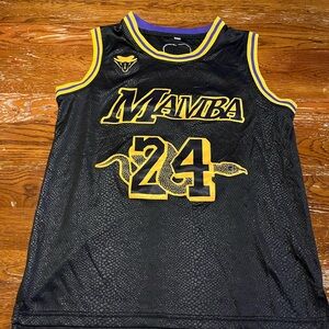 Black and Yellow Mamba Basketball Jersey